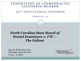 NC Board of Dental Examiners v. FTC