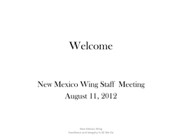 AUG 2012 - the New Mexico Wing Civil Air Patrol