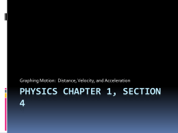 Physics Chapter 1, Section 4