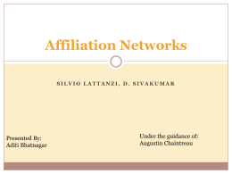 Affiliation Networks - socialnetworks-2011