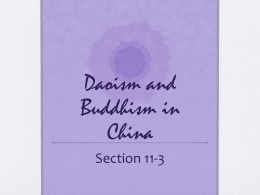 Daoism and Buddhism in China