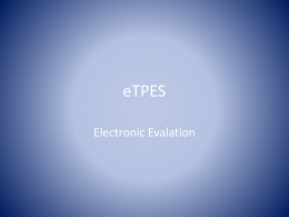 eTPES Powerpoint