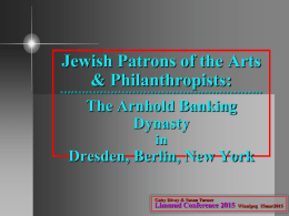 The Arnhold Banking Dynasty in Dresden