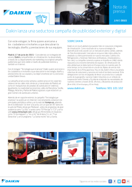 Daikin lanza una seductora campaña de publicidad exterior y digital