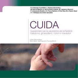 CUIDA - L`unico test pensato per l`utilizzo nelle adozioni