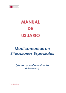 manual de usuario - Sede Electrónica de la AEMPS
