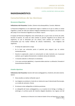 Características Técnicas - Hospital Universitario Virgen Macarena