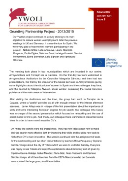 Grundtvig Partnership Project - 2013/2015