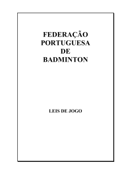 LEIS DE BADMINTON DA FEDER PORT BAD File