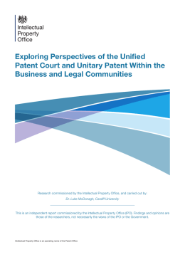 Exploring perspectives of the Unified Patent Court and
