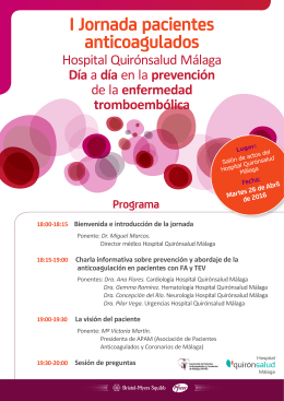 Hospital Quirónsalud Málaga Día a día en la prevención de la