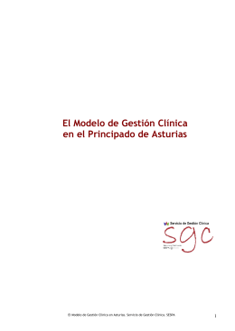 El Modelo de Gestión Clínica en el Principado de Asturias