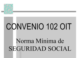 convenio 102 - Superintendencia de Seguridad Social