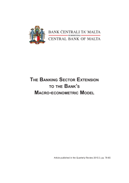 the banking sector extension to the bank`s macro