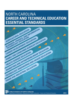 NC CTE Essential Standards - North Carolina Public Schools