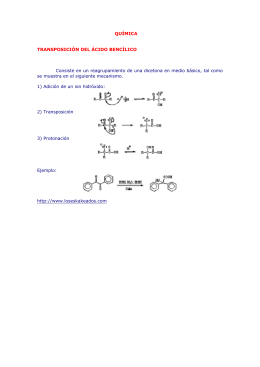 Química - Transposición del Ácido Bencílico