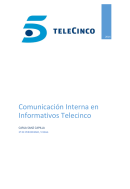 Comunicación Interna en Informativos Telecinco