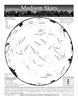 * Mapa Estelar Planetario del Distrito Escolar Metropolitano de