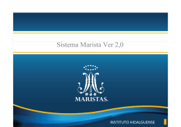 SISTEMA MARISTA VER 2.0 MANUAL