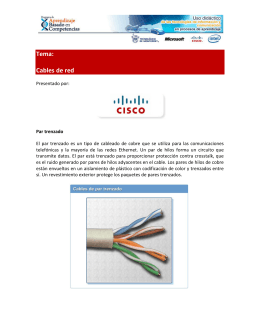 Tema: Cables de red