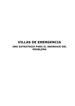 villas de emergencia