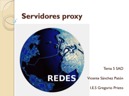 Servidores proxy - vicentesanchez90