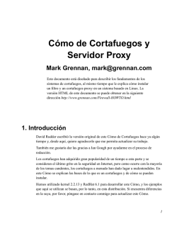 Cómo de Cortafuegos y Servidor Proxy - TLDP-ES