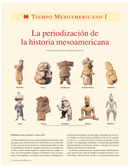 La periodización de la historia mesoamericana