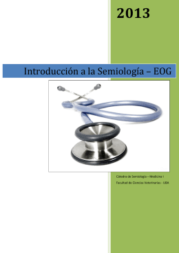 Semiología – EOG - Facultad de Ciencias Veterinarias