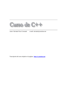 Curso de C++ (Página 1)