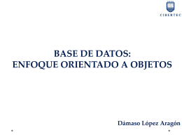 2013Agosto_Base de Datos Enfoque Orientado Objetos