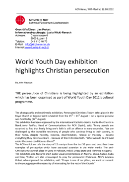 World Youth Day exhibition highlights Christian