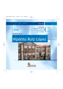 IES Hipólito Ruiz López - Junta de Castilla y León