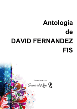 Antología De DAVID FERNANDEZ FIS