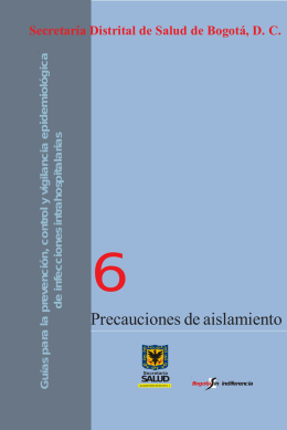 006 aislamiento - Secretaría Distrital de Salud