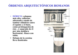 Los órdenes romanos