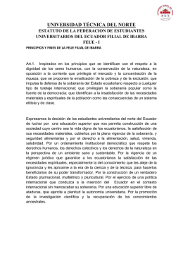 Reglamento - Universidad Técnica del Norte / UniPortal Web UTN