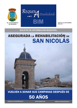 SAN NICOLÁS - Ayuntamiento de Requena