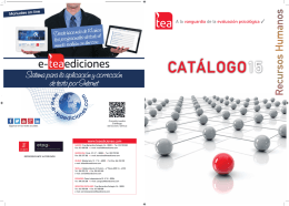 CATÁLOGO15 - TEA Ediciones