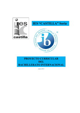IES “CASTILLA” Soria - Junta de Castilla y León
