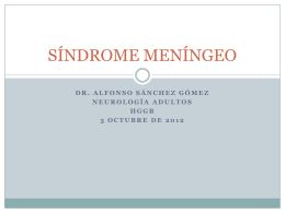 sindrome meningeo