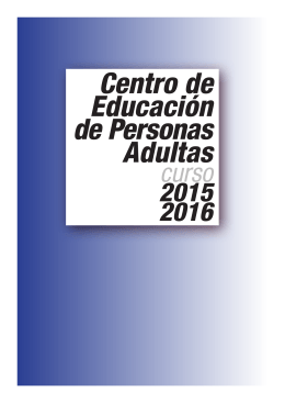 Centro de Educación para Personas de Adultas