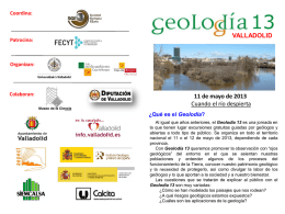 Diapositiva 1 - Sociedad Geológica de España