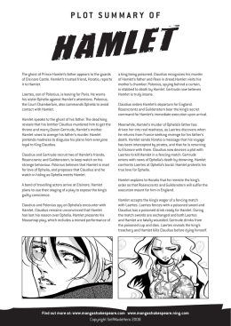Plot Summary oF - Manga Shakespeare