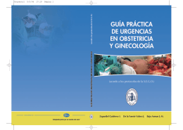 Guía Práctica de Urgencias en Obstetricia y Ginecología
