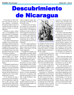 Descubrimiento de Nicaragua