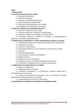 Reglamento de Régimen Interno del IES Lucas Mallada (Huesca) 1