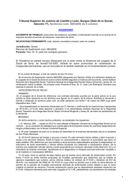 TSJ Castilla y León Burgos. Sentencia Nº 660. 6 Octubre 2005
