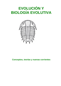 Evolución y Biología Evolutiva