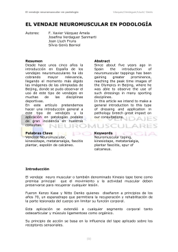 pdf el vendaje neuromuscular en podología